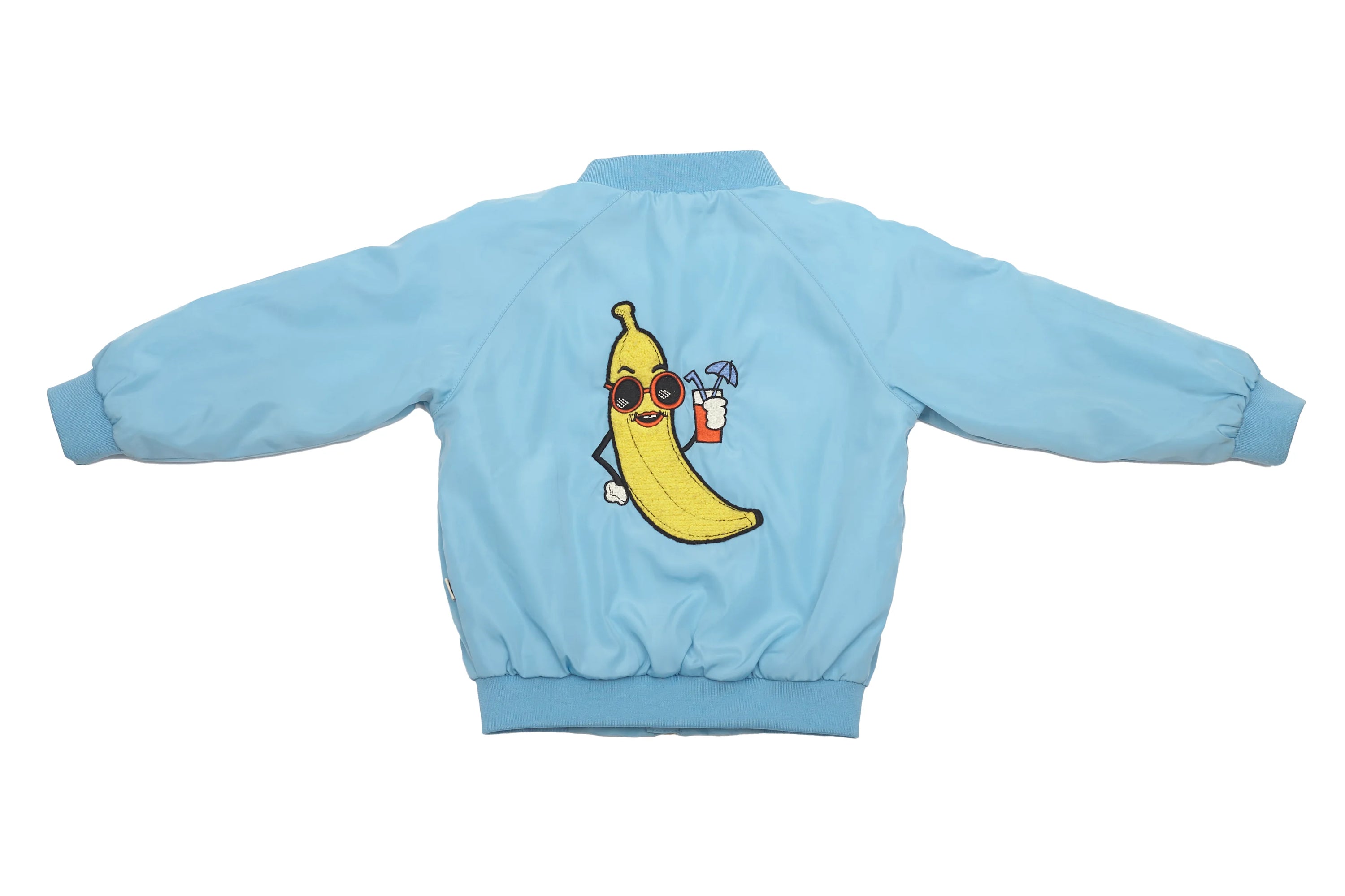Mini Rodini Sky Blue Bomber Jacket