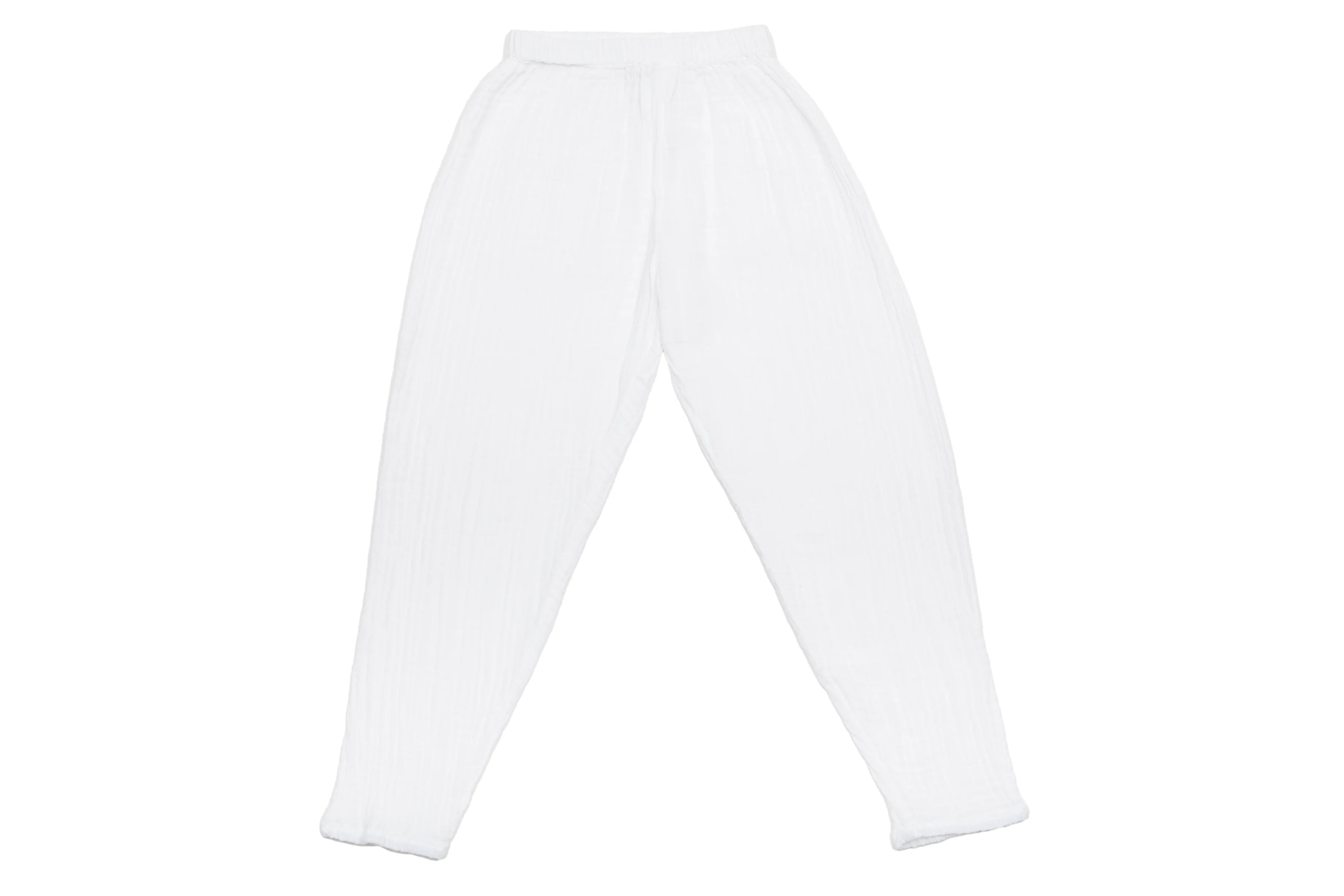 Numero 74 Effortless Pure White Mousseline Pants