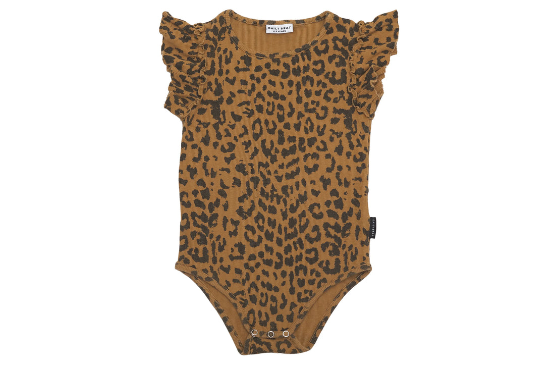 Daily Brat Leopard Print Bodysuit