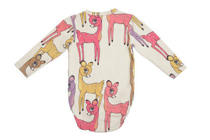 Mini Rodini Whimsical Deer Bodysuit