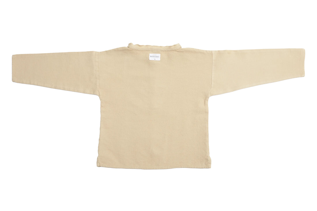 Studio Bohème Textured Organic Cotton Button-Down Shirt