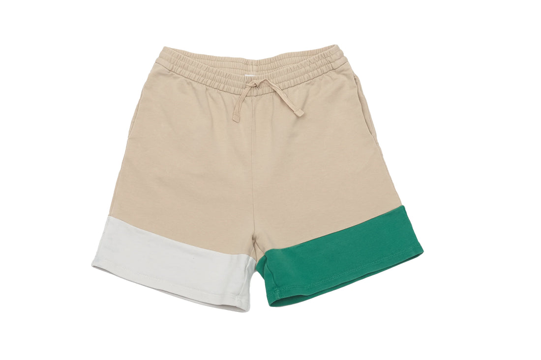 Cos Colour Blocked Horizon Shorts