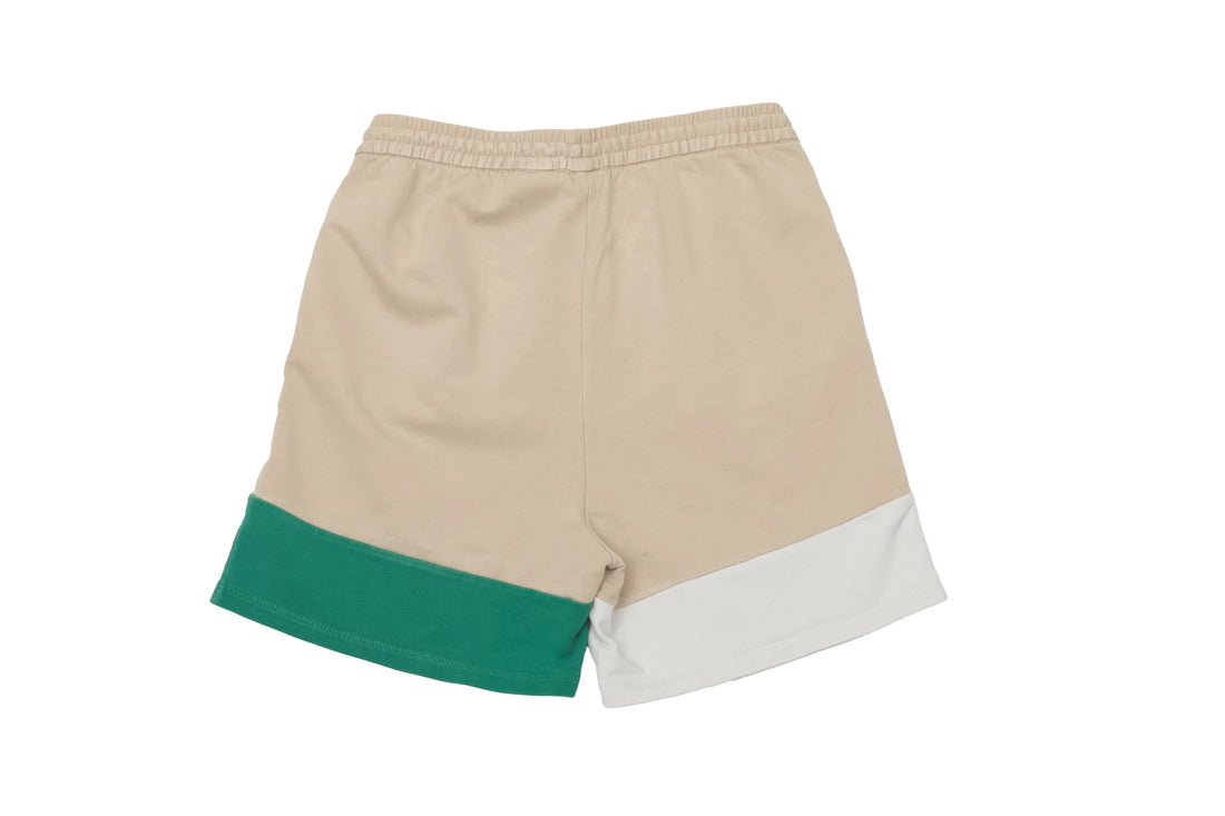 Cos Colour Blocked Horizon Shorts