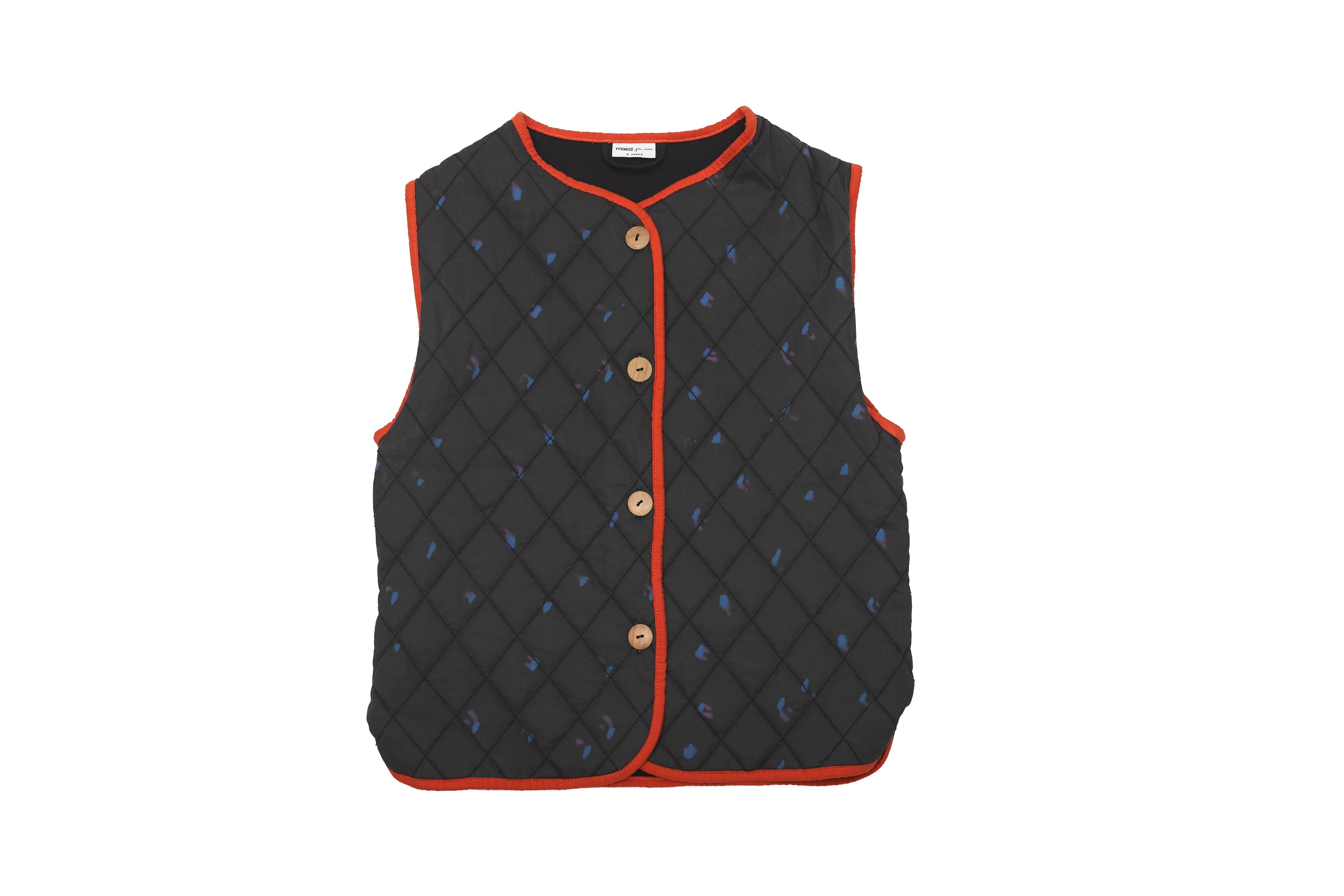 Maed for Mini Quilted Abstract Vest
