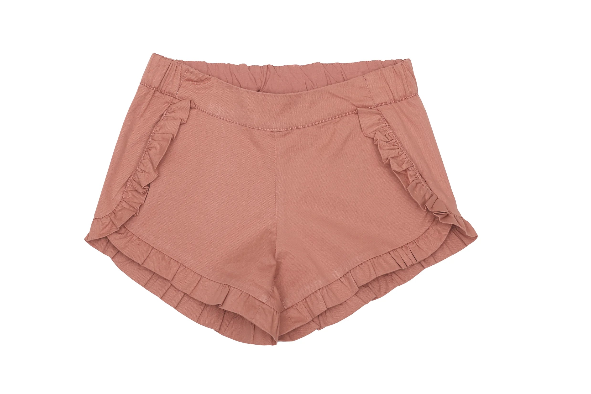 MarMar Copenhagen Morning Rose Ruffle Twill Shorts, NEW with tag