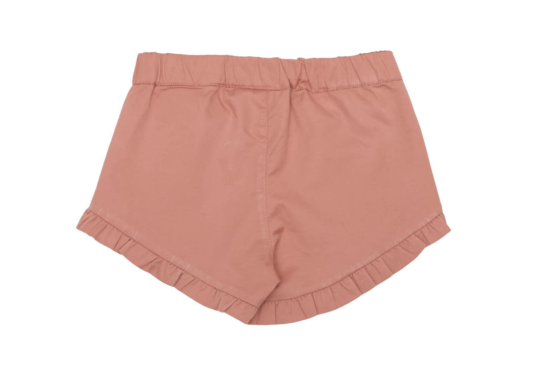 MarMar Copenhagen Morning Rose Ruffle Twill Shorts, NEW with tag