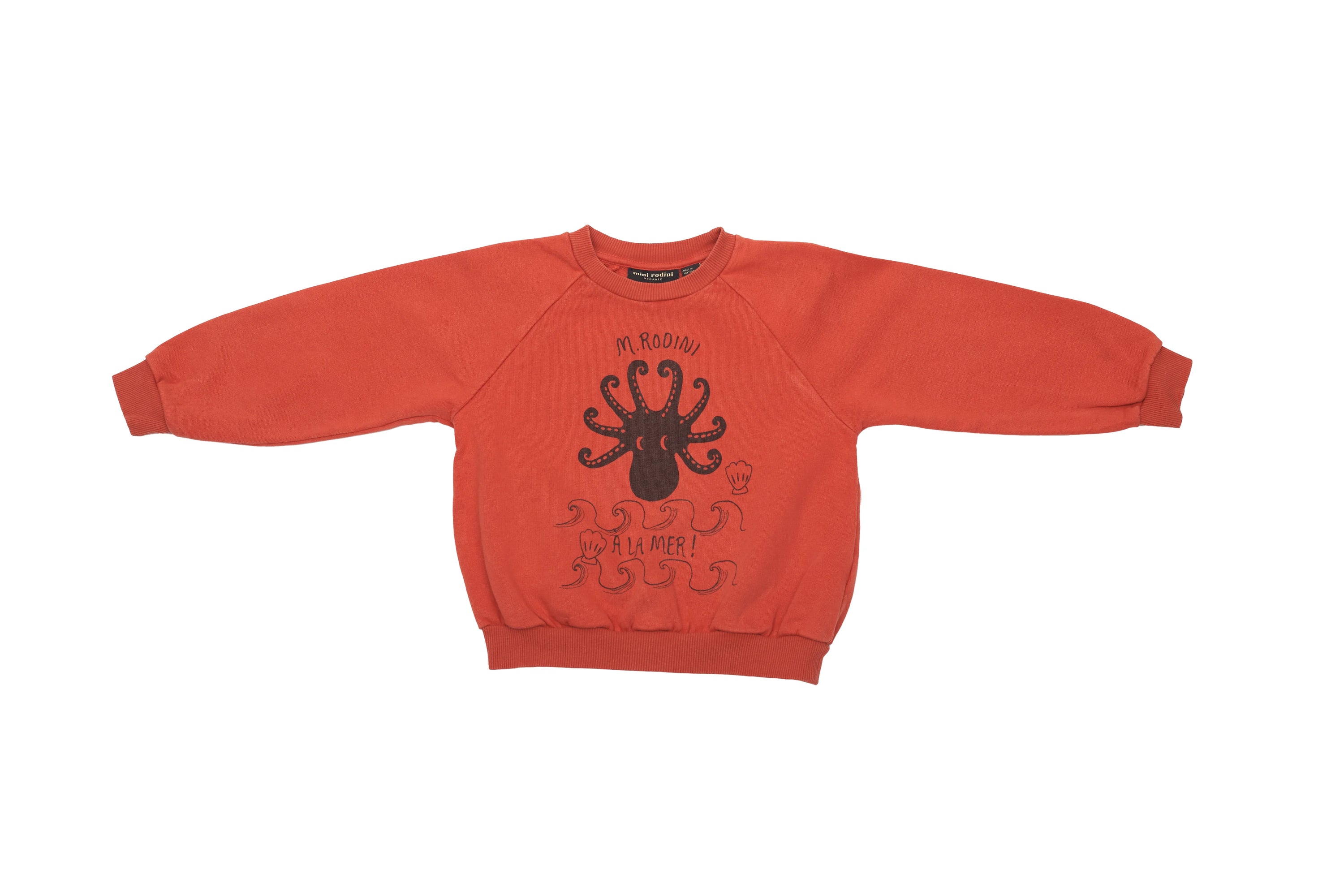 Mini Rodini "A LA MER!" Octopus Sweatshirt