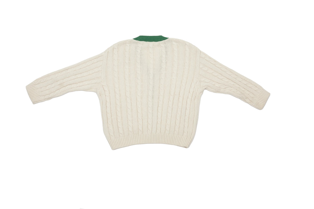 Mini Rodini Organic Cable Knit Cardigan
