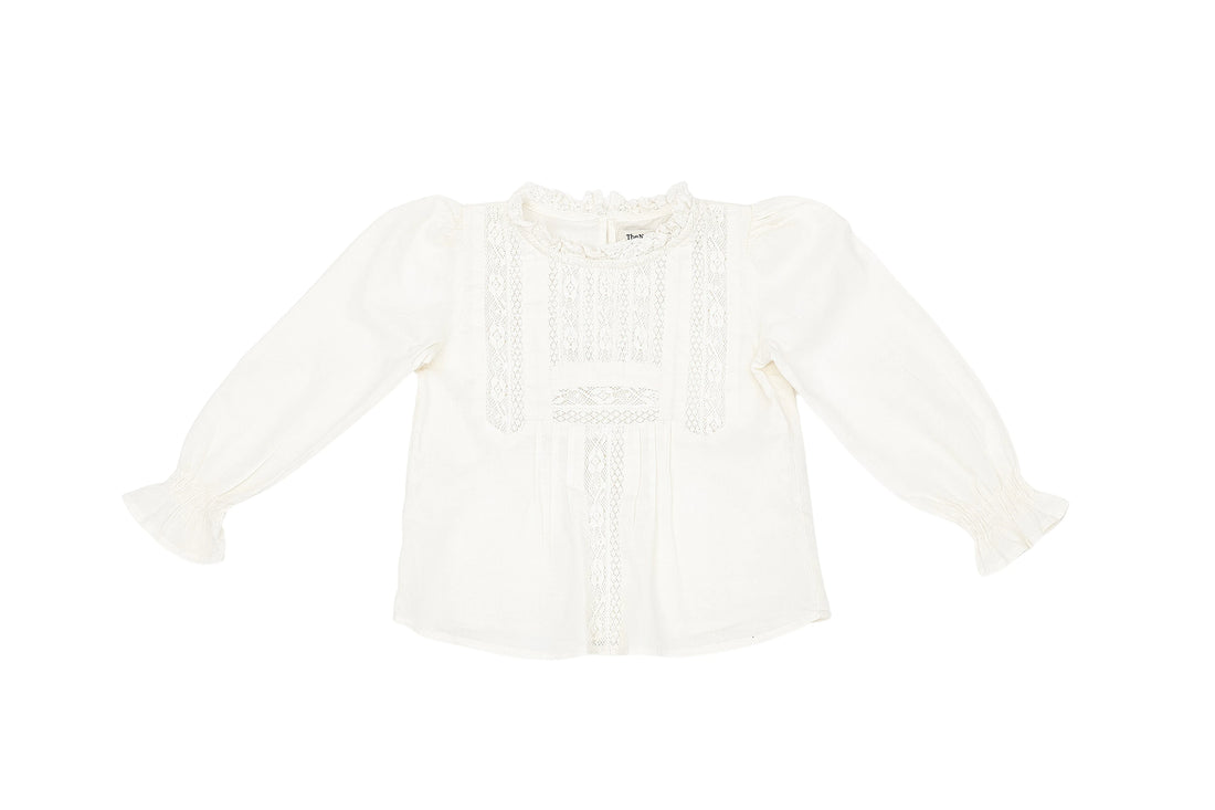 The New Society Ivory Lace Dream Blouse