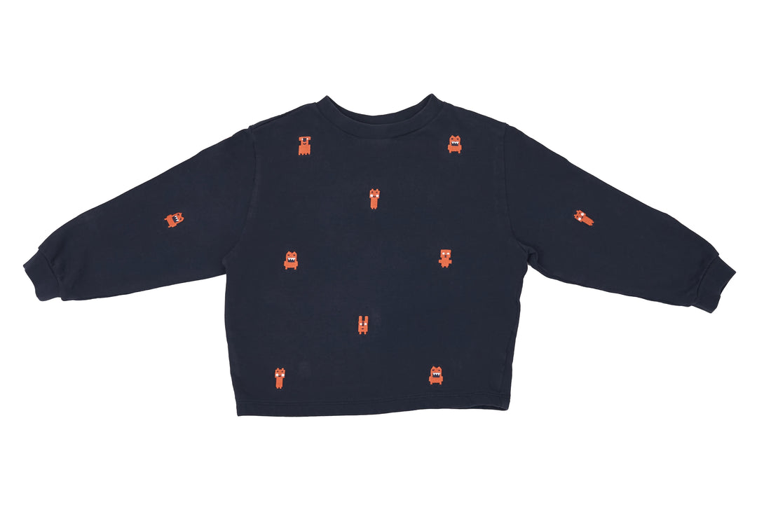 Arket Pixel Monster Mayhem Sweatshirt