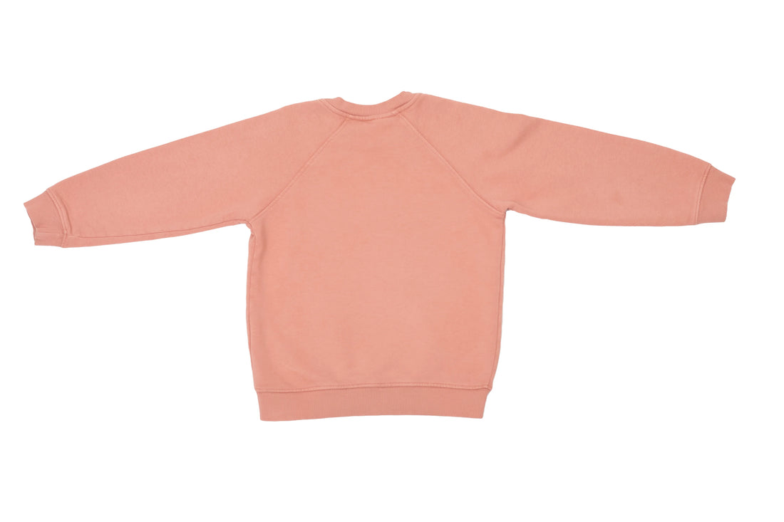 Mini Rodini Organic Dusty Rose Donkey Sweatshirt