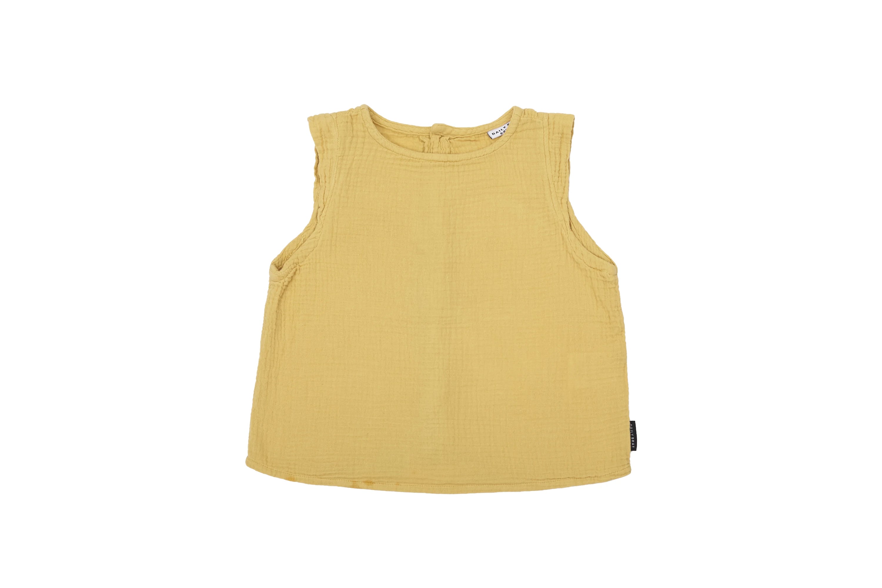 Daily Brat Mustard Muse Sleeveless Top