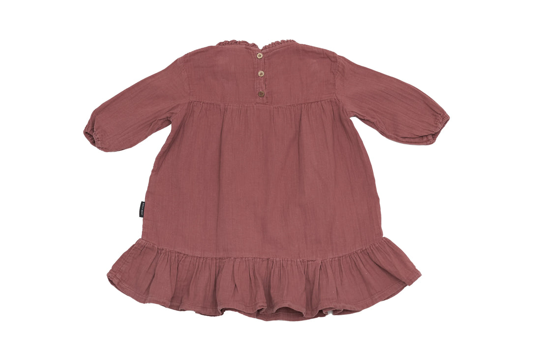 Daily Brat Rosy Ruffle Dream Dress
