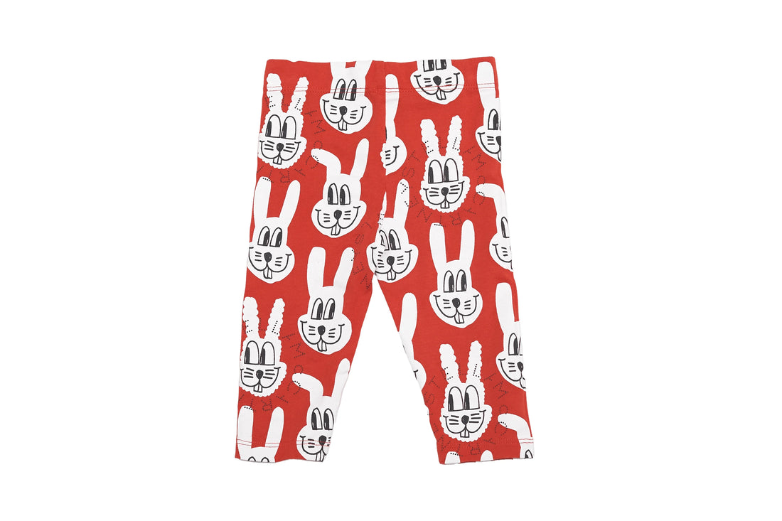 Stella McCartney Red Rabbit Leggings