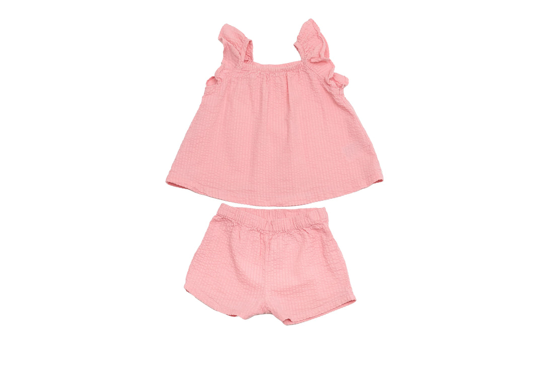H&amp;M Pink Seersucker Summer Set