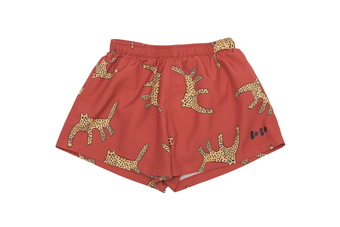 Bobo Choses Leopard Safari Swim Shorts