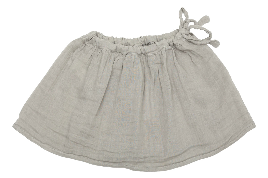 Numero 74 Soft Stone Silver Grey Summer Dream Skirt, NEW with tag