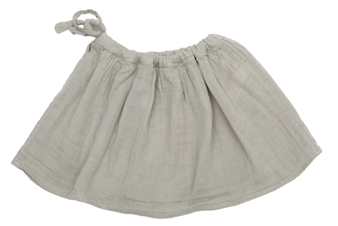 Numero 74 Soft Stone Silver Grey Summer Dream Skirt, NEW with tag