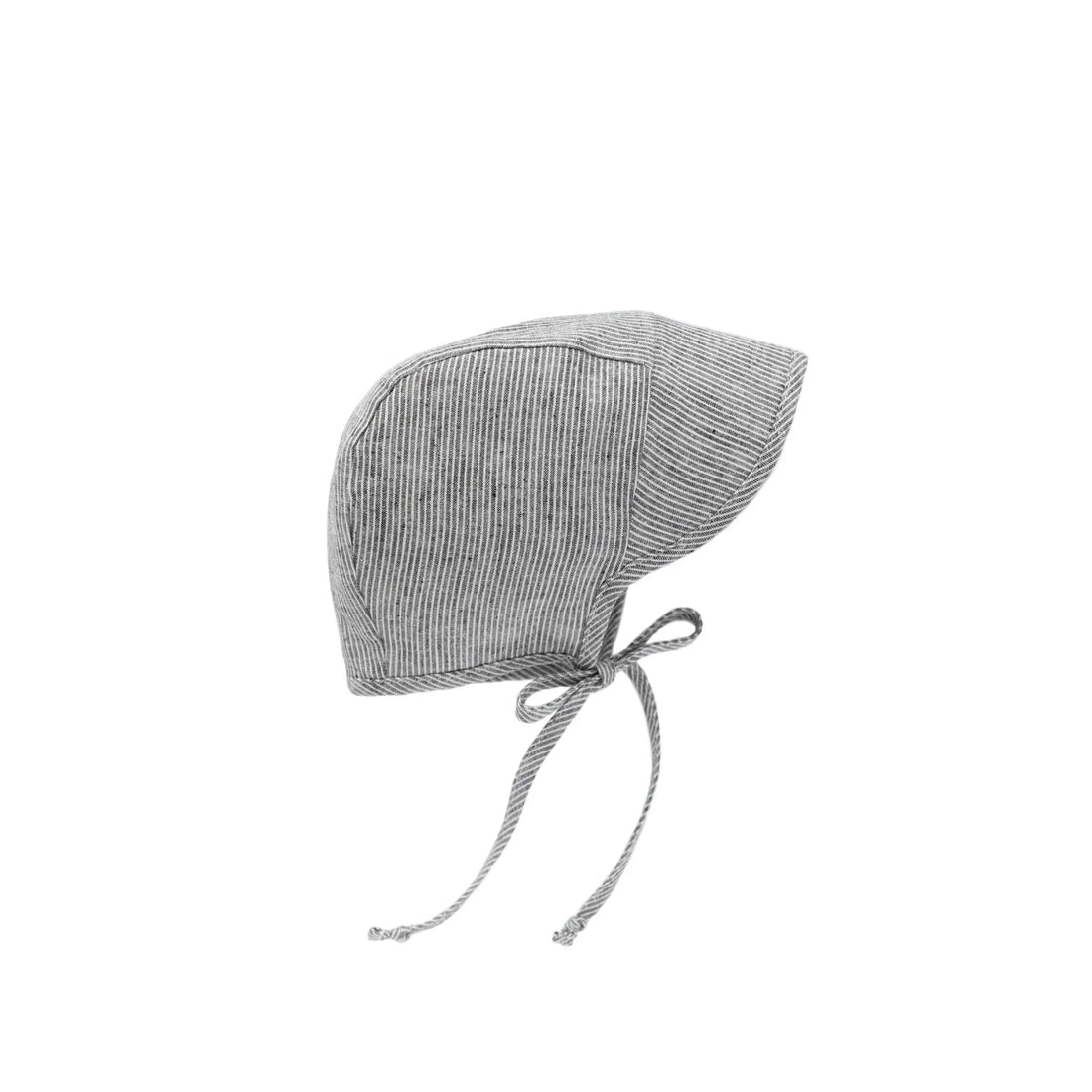 Briar Brimmed Natural Stripe Cotton-Lined Bonnet