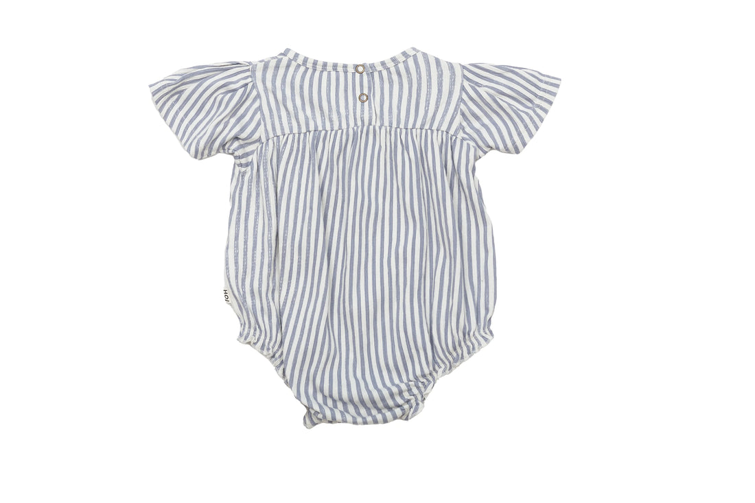 House Of Jamie Seaside Stripes Balloon Bodysuit