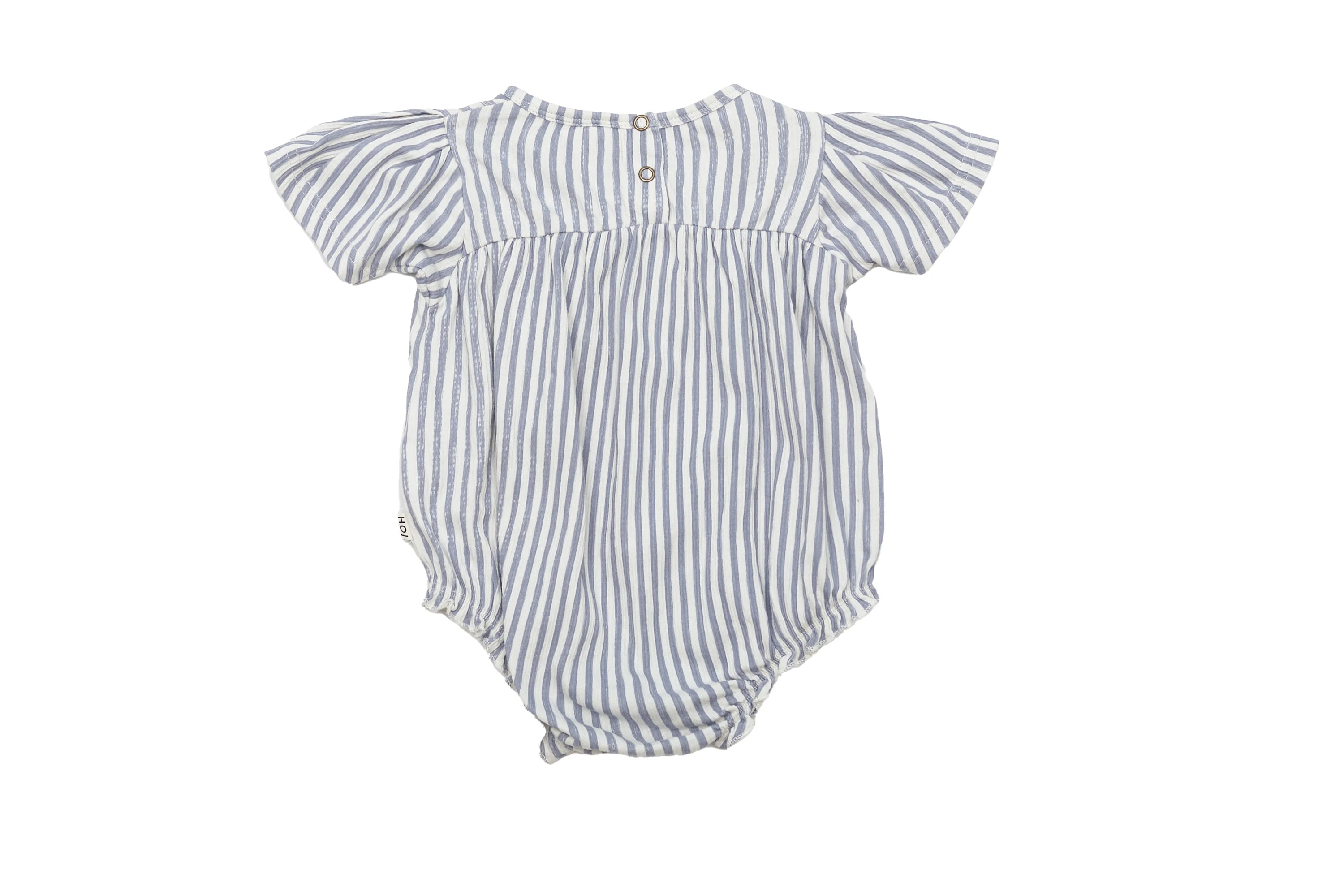 House Of Jamie Seaside Stripes Balloon Bodysuit