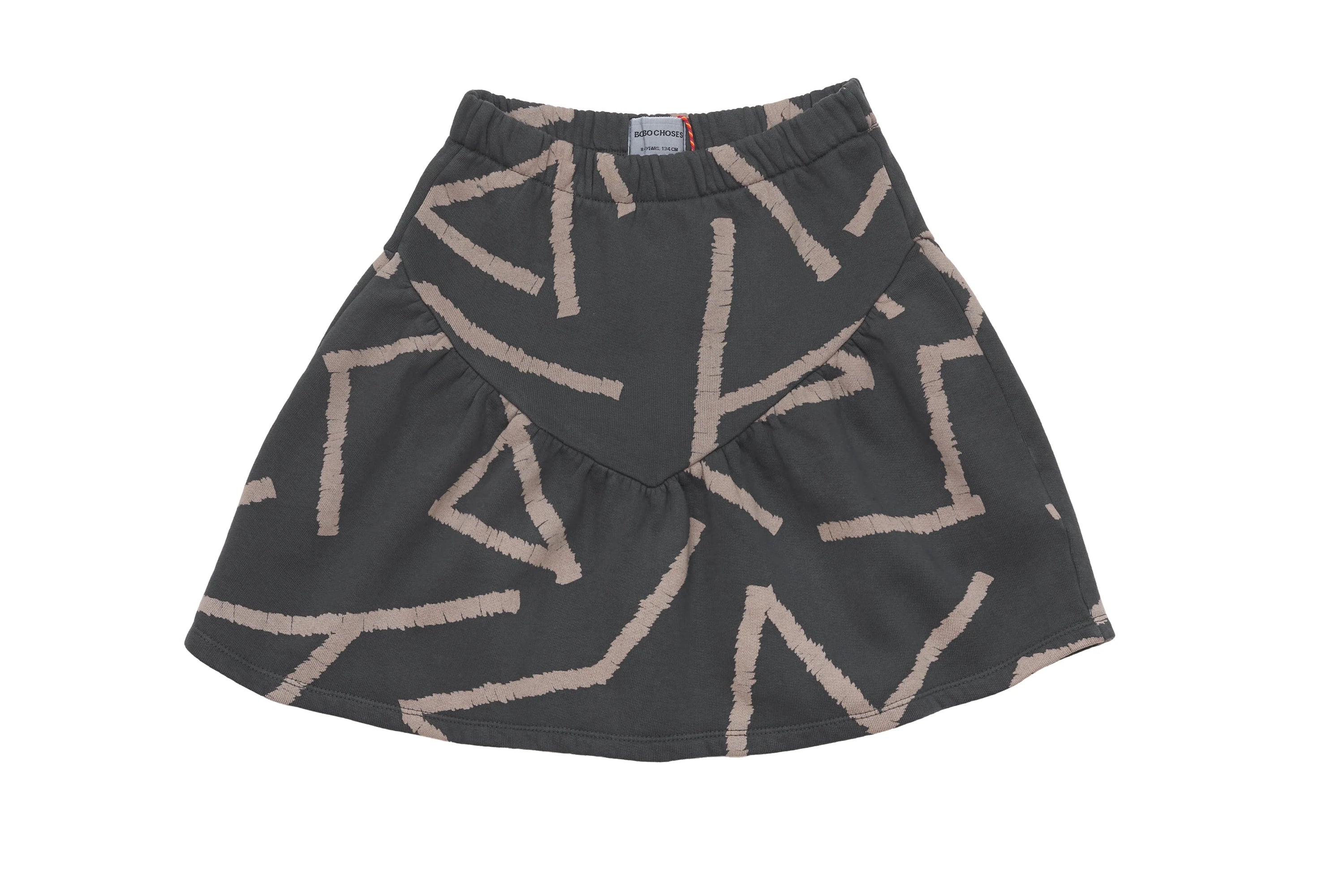 Bobo Choses Organic Cotton Sandy Trails Skirt, NEW with tag