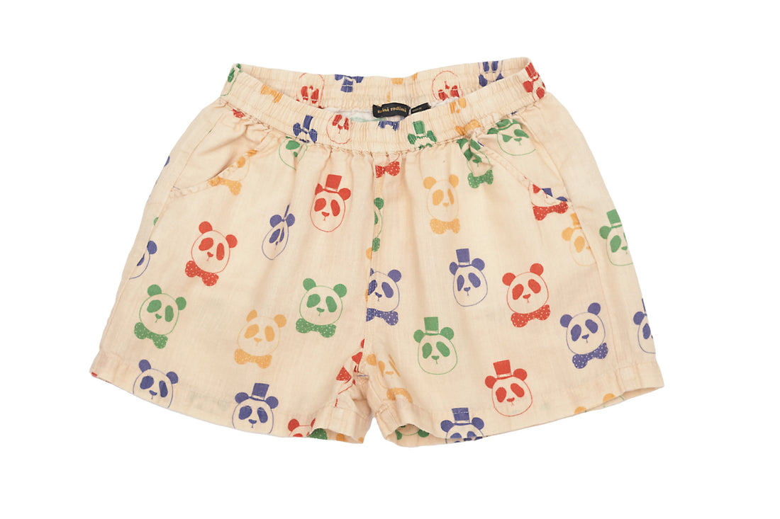 Mini Rodini Panda Parade Linen Shorts