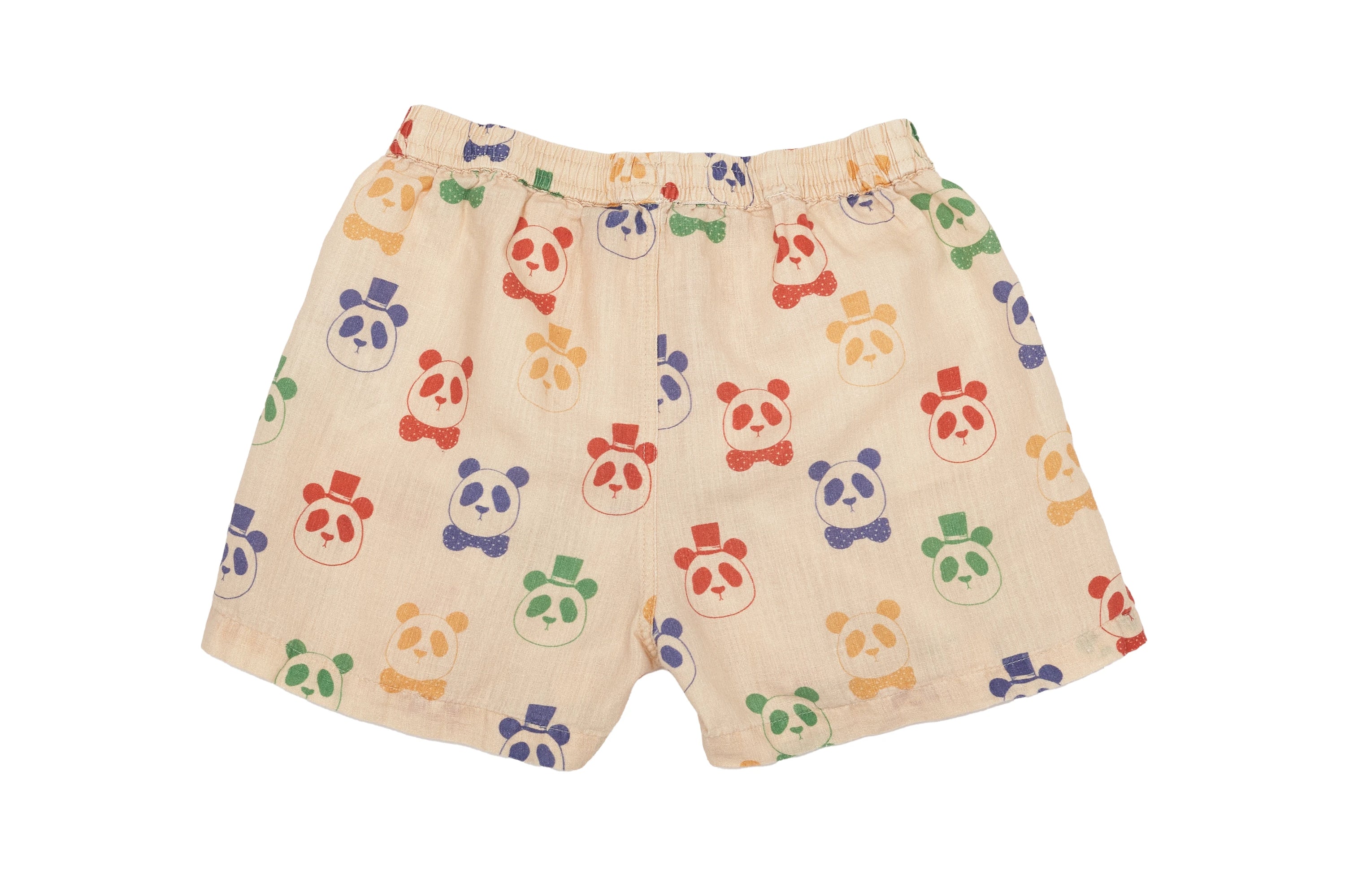Mini Rodini Panda Parade Linen Shorts