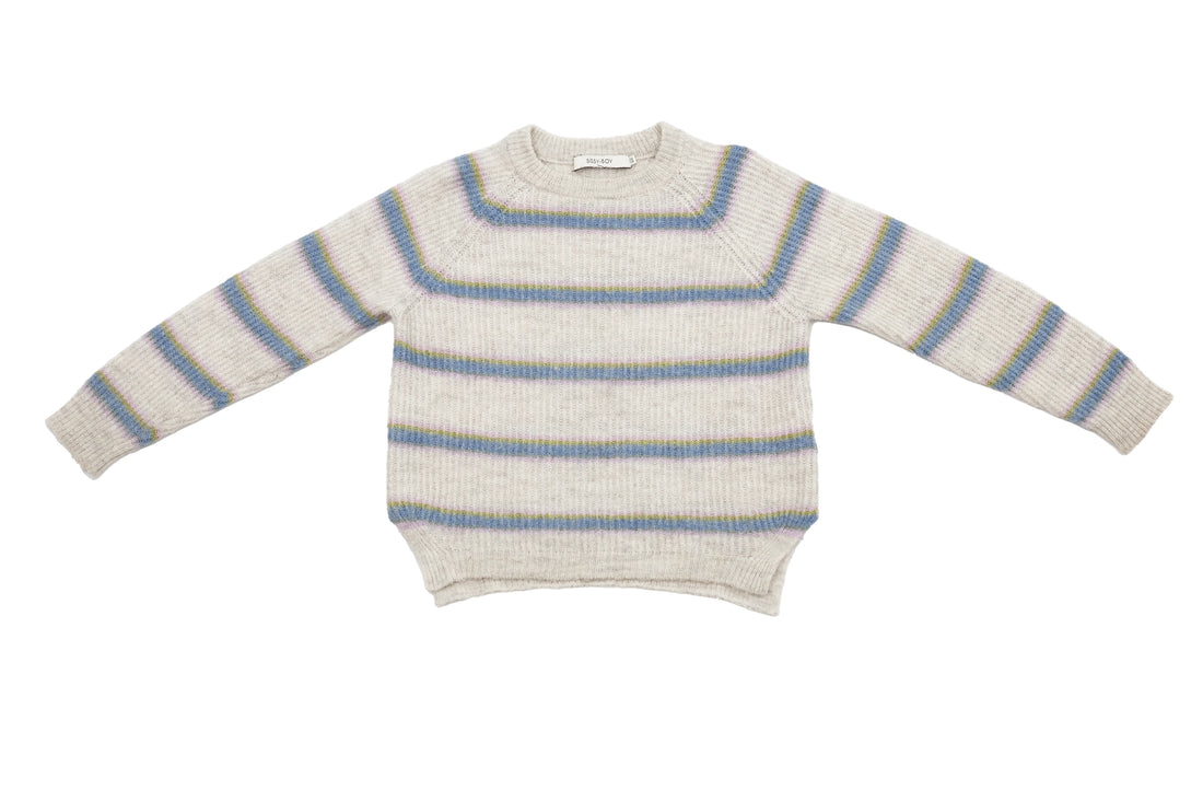 Sissy-Boy Dreamy Stripes Knit Wool and mohair Sweater