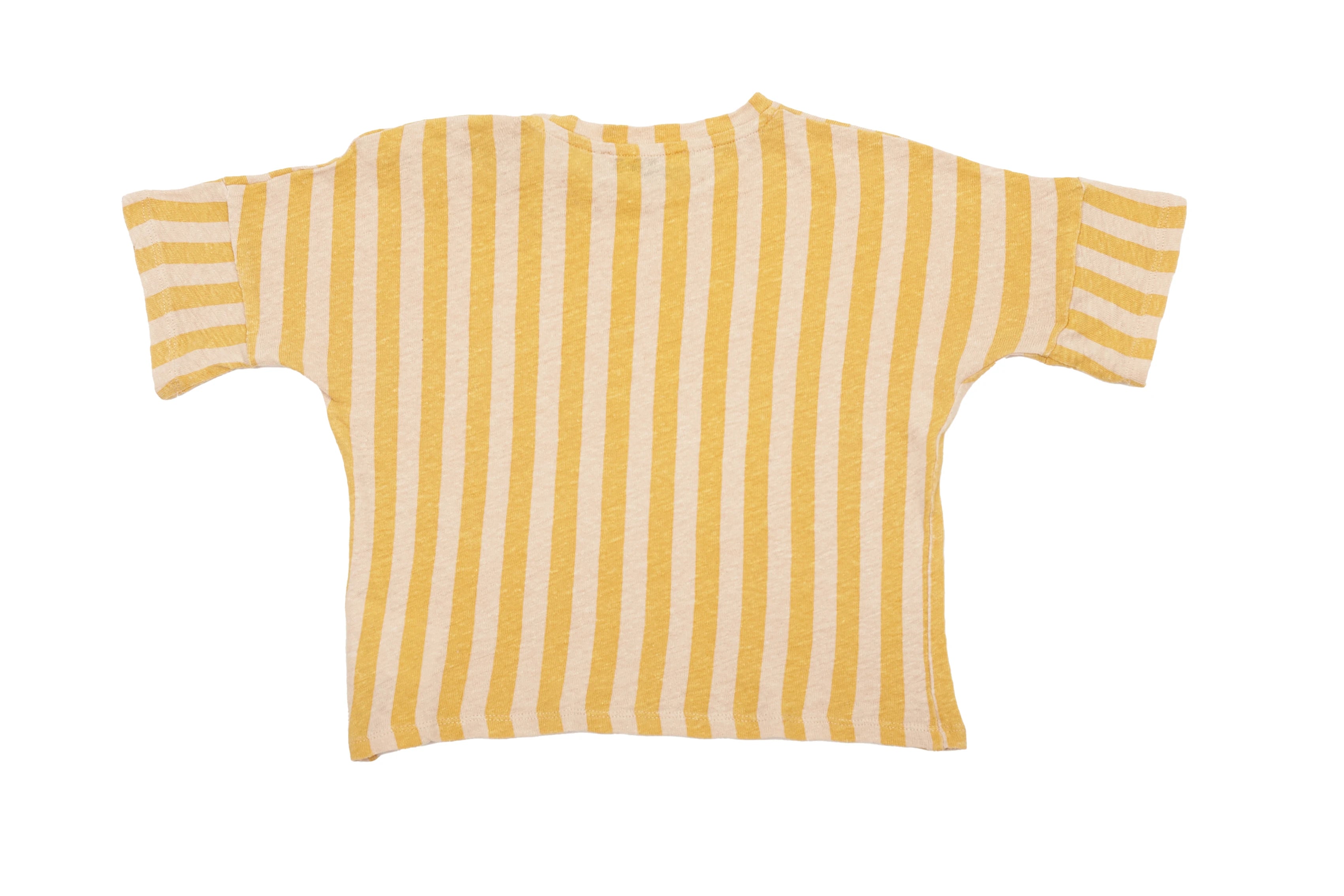 Sproet &amp; Sprout Golden Stripe Linen Blend Tee