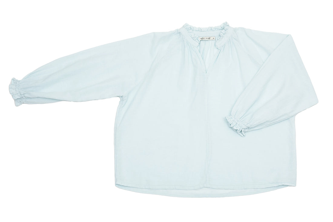 The New Society Light Blue Breeze Blouse