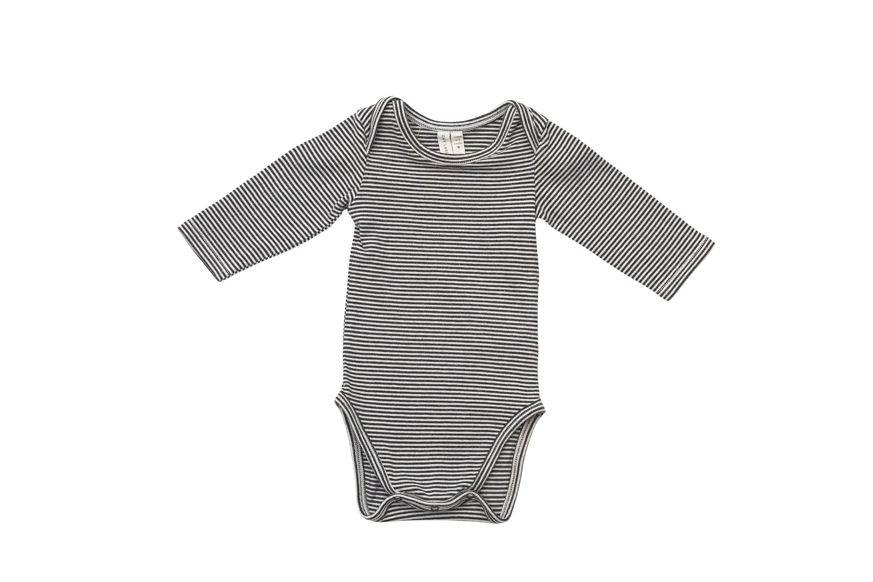 Gray Label Striped Bodysuit