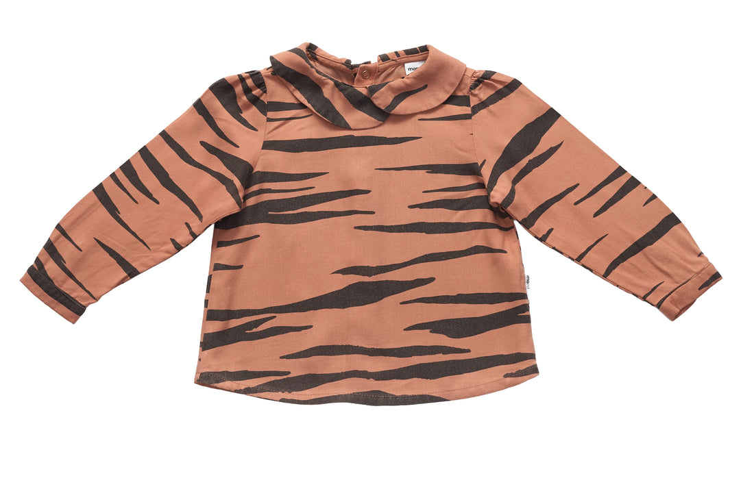 Maed for Mini Blushing Zebra Blouse