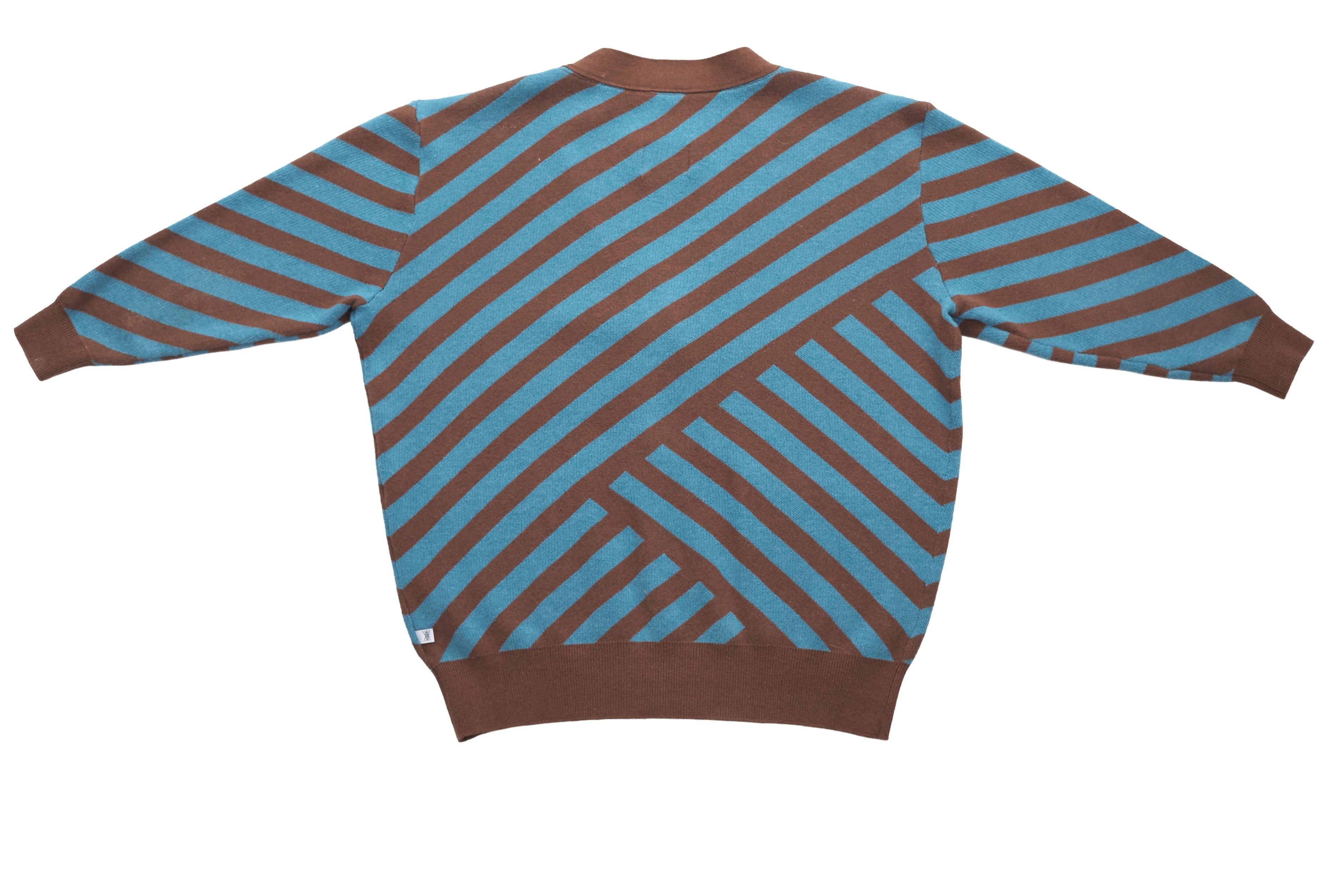 Repose Ams Chocolate Stripes Cardigan