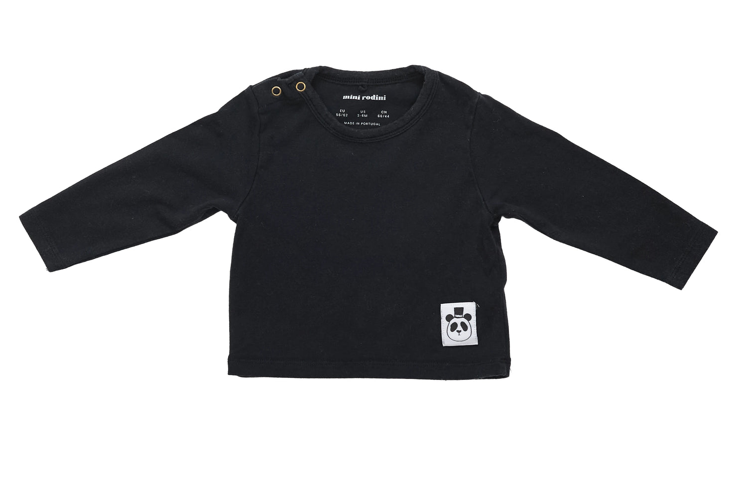 Mini Rodini Cozy Panda Classic Longsleeve