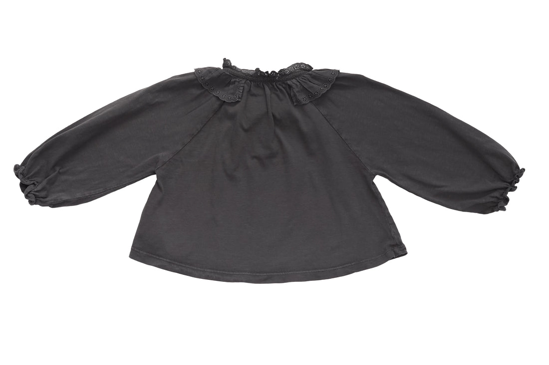 Emile et Ida Charcoal Elegance Blouse