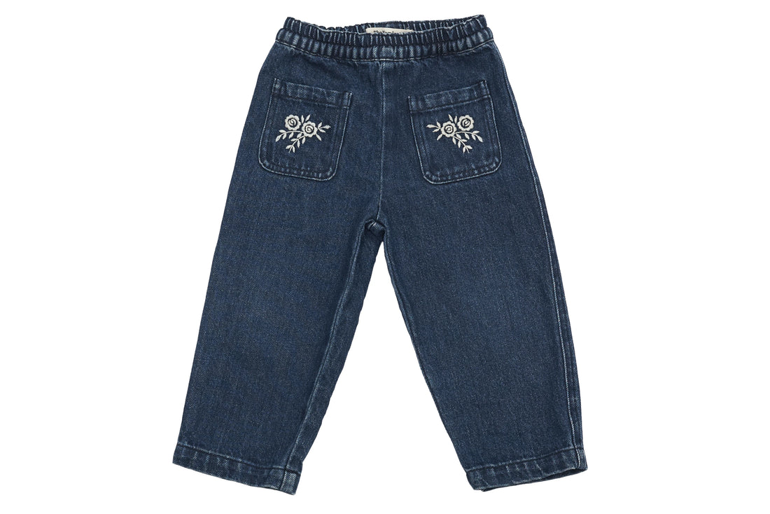 The New Society Floral Indigo Jeans