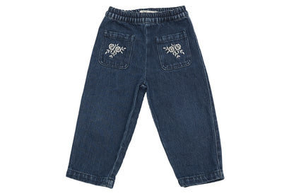 The New Society Floral Indigo Jeans