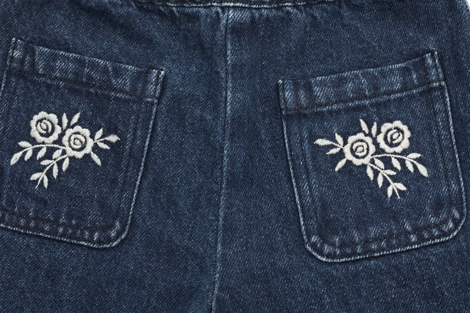 The New Society Floral Indigo Jeans