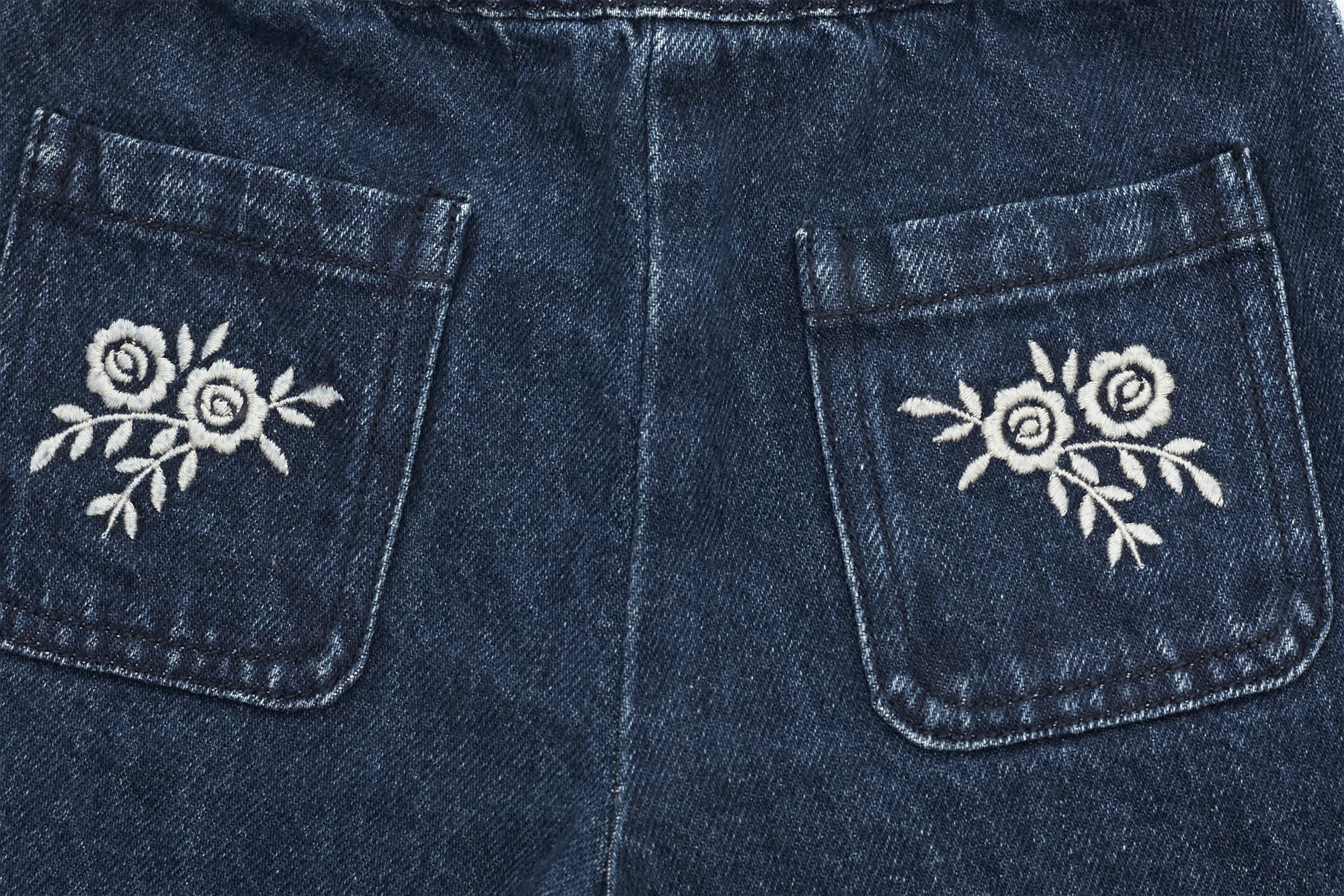 The New Society Floral Indigo Jeans