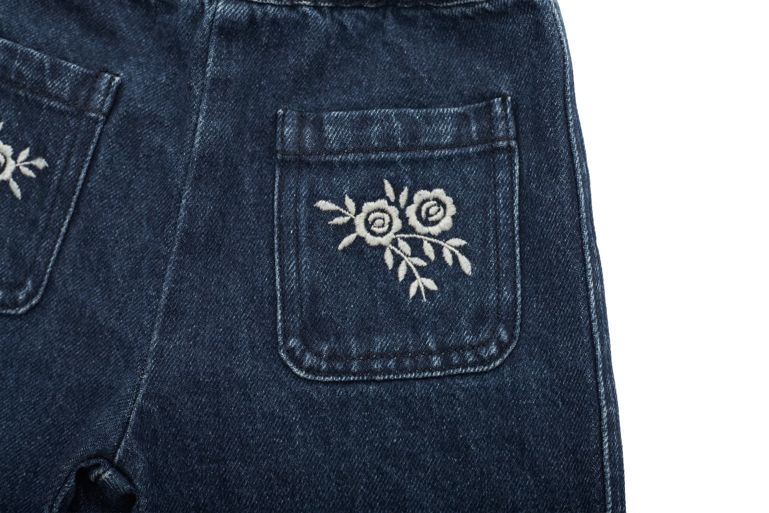 The New Society Floral Indigo Jeans