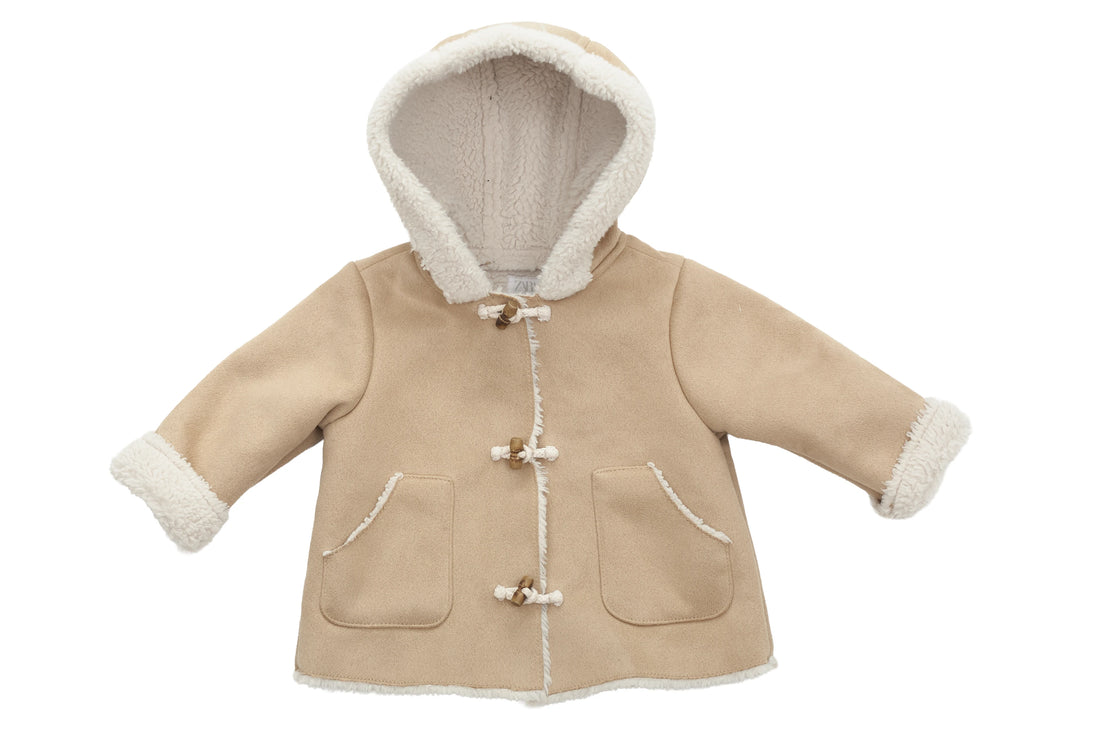 Zara Cozy Dreamland Shearling Coat