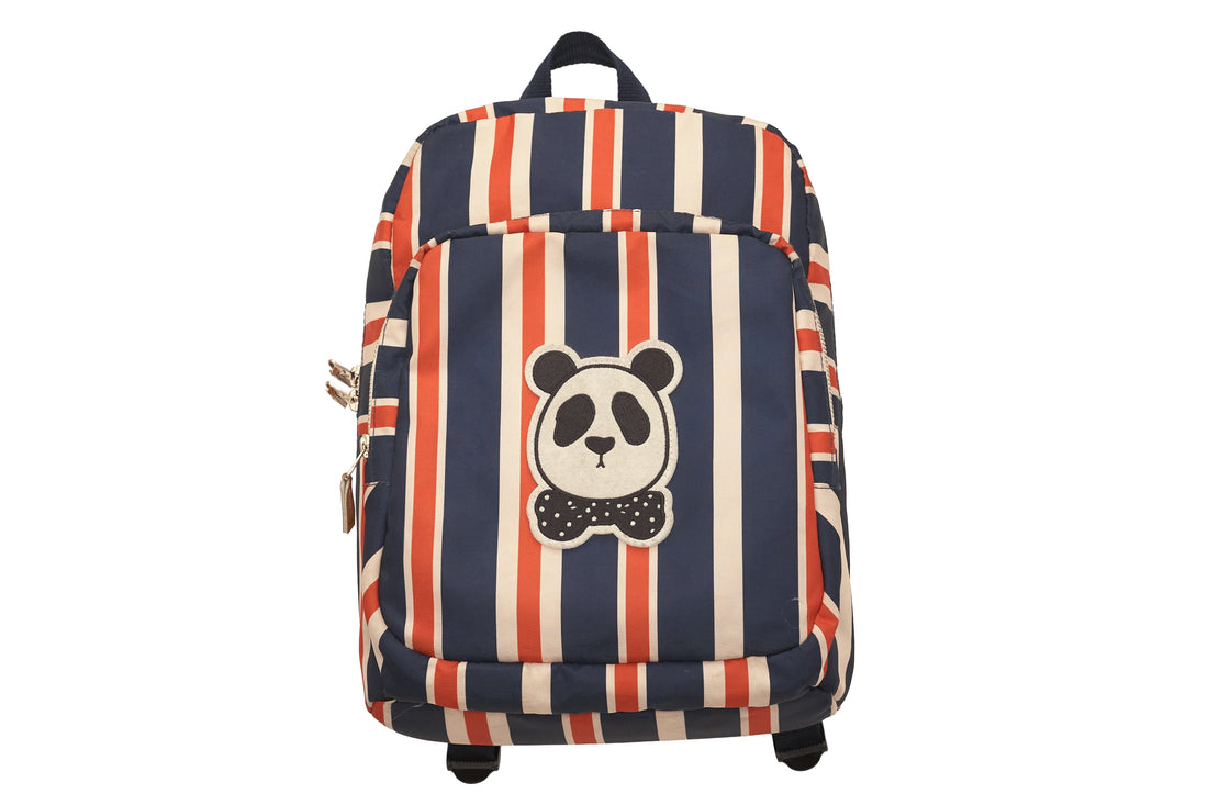 Mini Rodini Panda Stripes Adventure Backpack