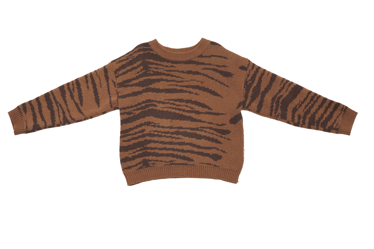 Mini Rodini Tiger Trail Cozy Wool Pullover
