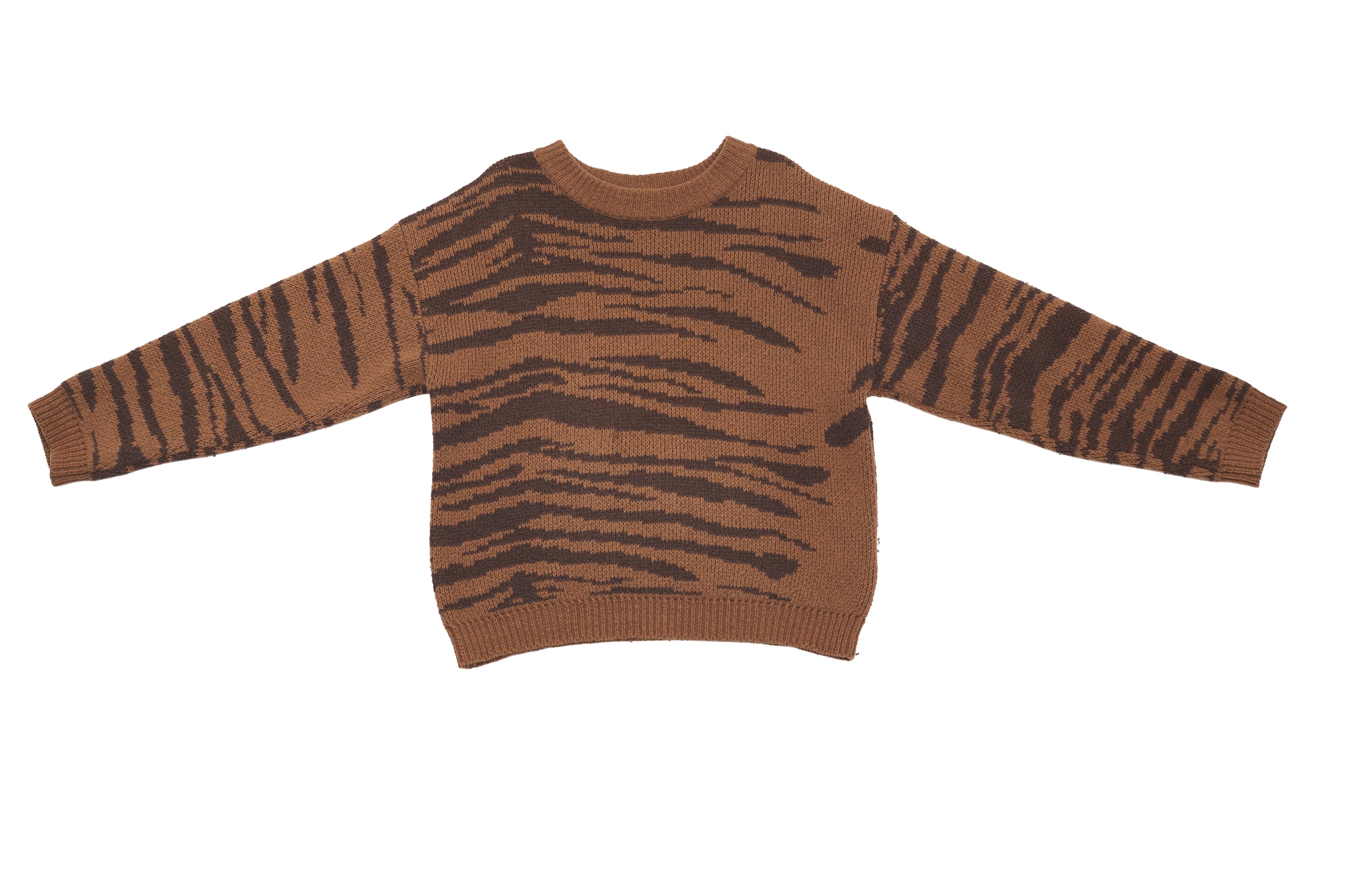 Mini Rodini Tiger Trail Cozy Wool Pullover