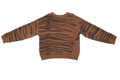 Mini Rodini Tiger Trail Cozy Wool Pullover