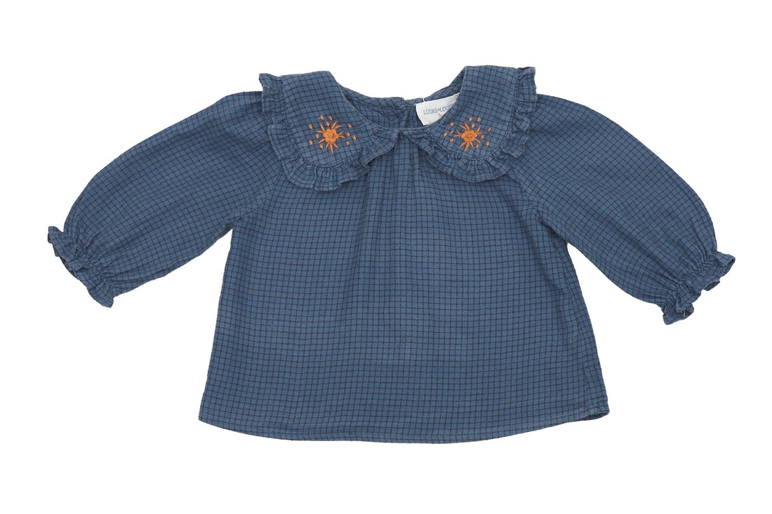 Louis Louise Azure Cottage Dreams Blouse