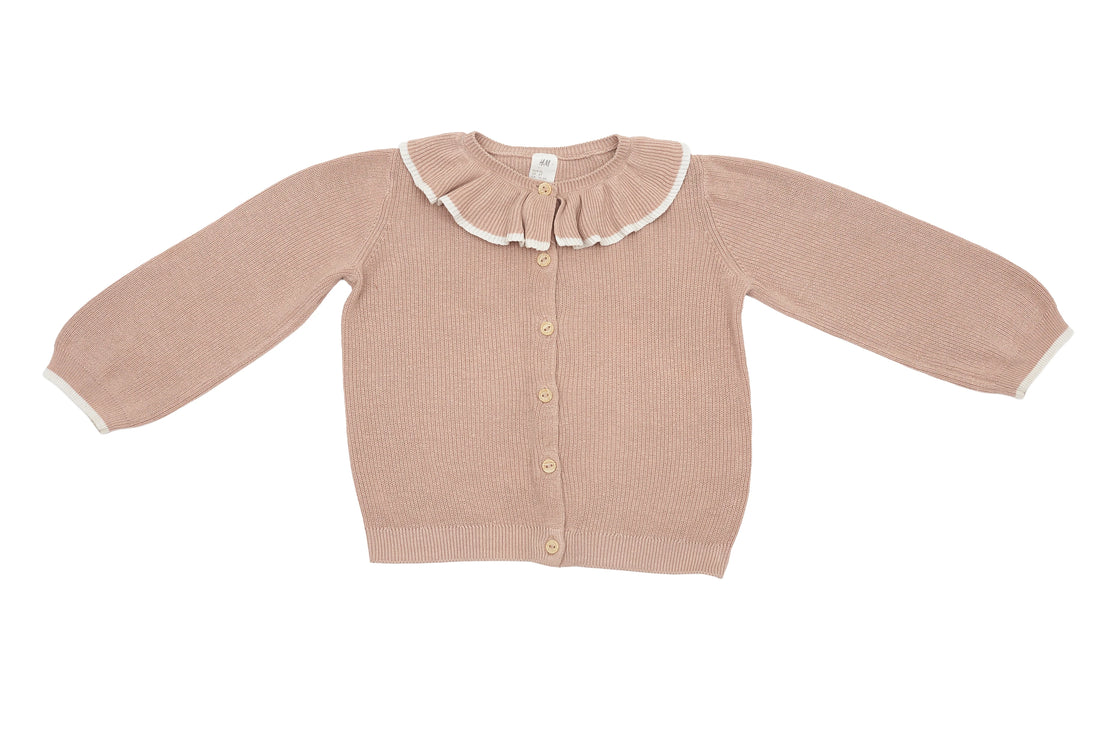 H&amp;M Blush Blossom Knit Cardigan