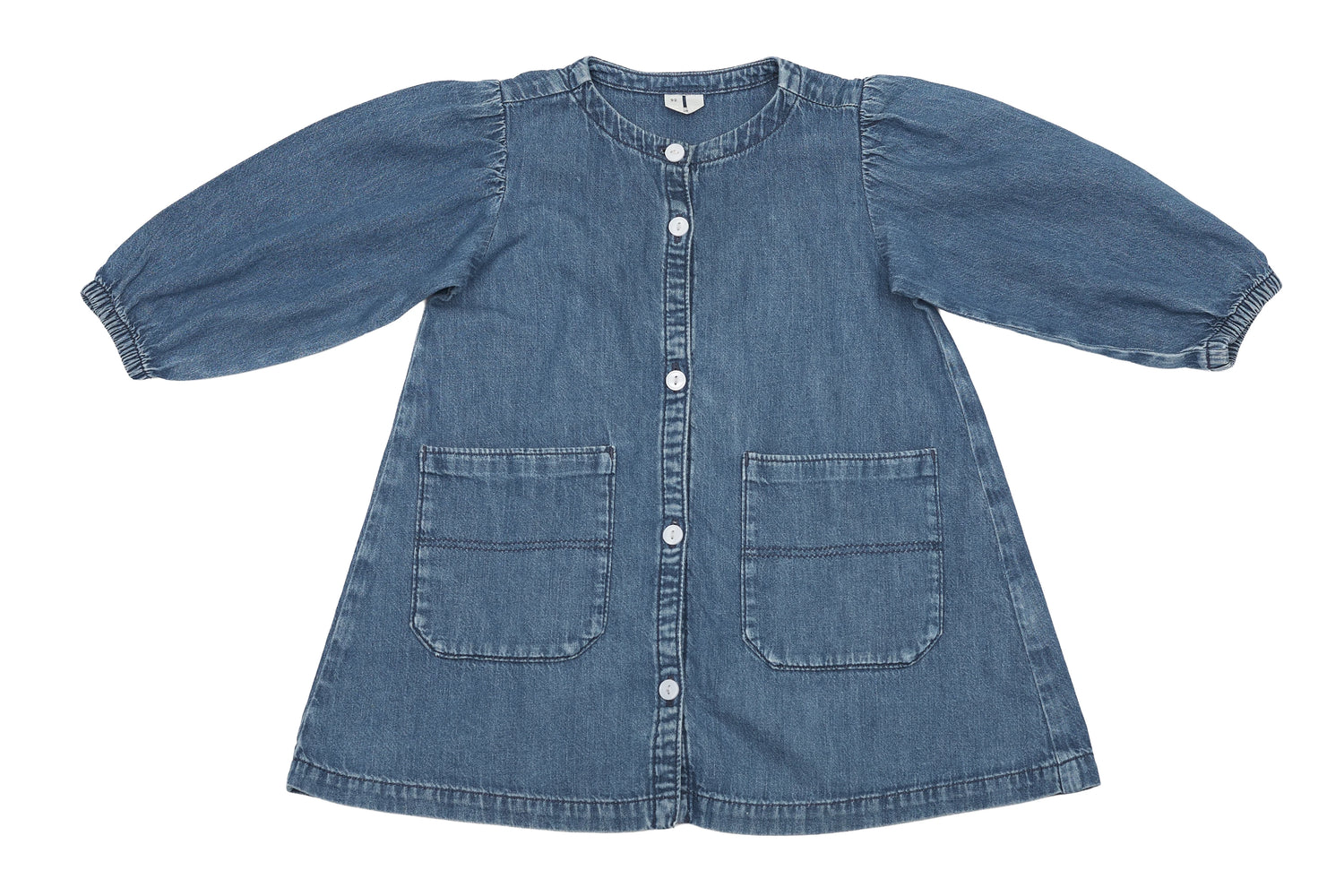 Arket Denim Dreamer Button-Front Dress