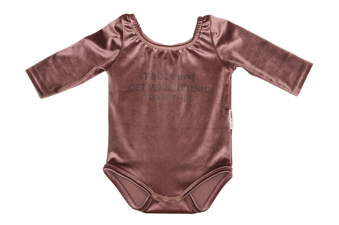 Maed for Mini Velvet Charm Bodysuit